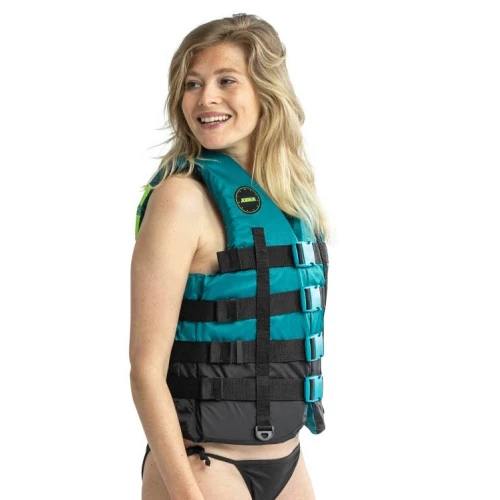 Jobe 4 Buckle Life Vest Teal - Image 2
