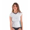Jobe Rash Guard Shortsleeve Women V-Neck White